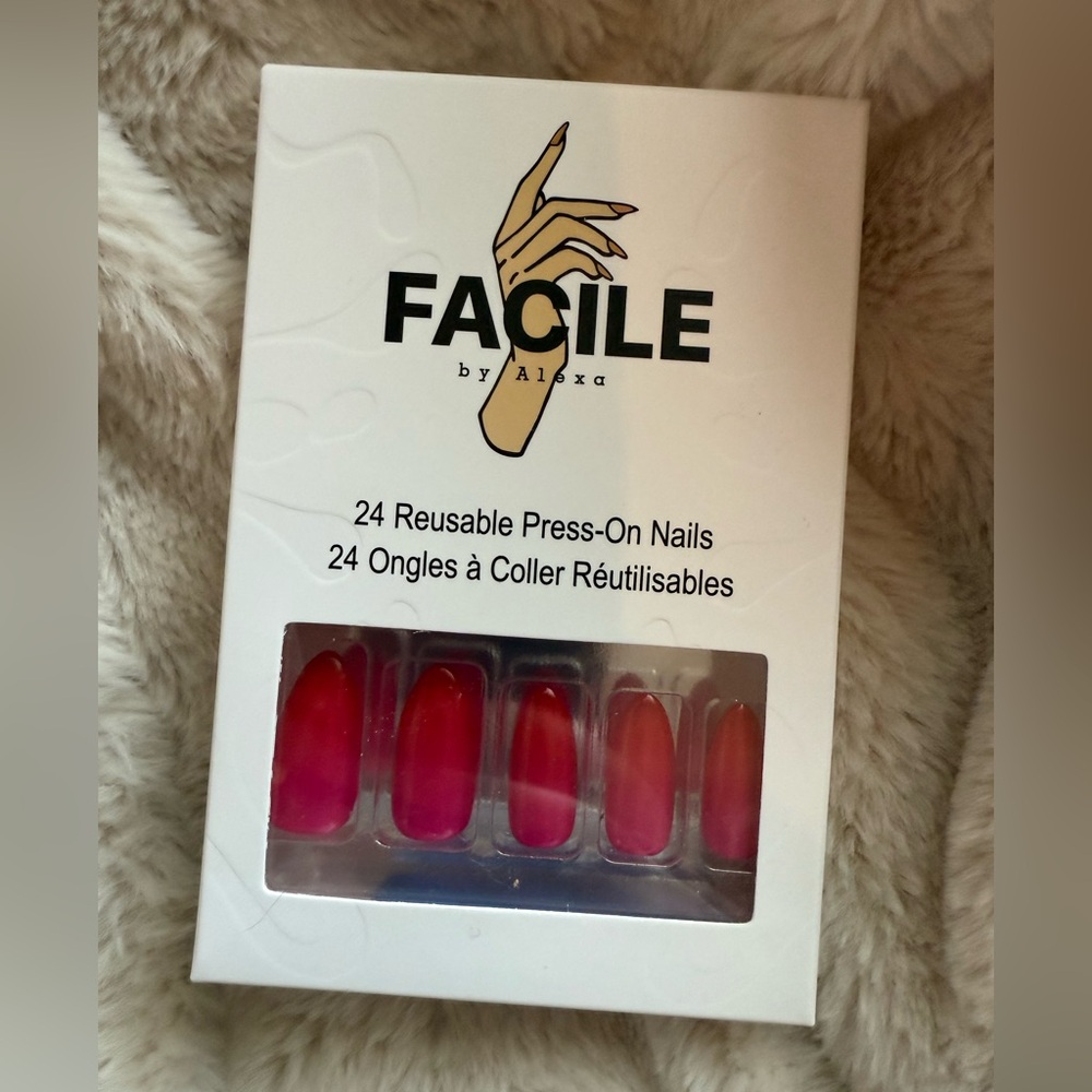 Pink Press-On Nails